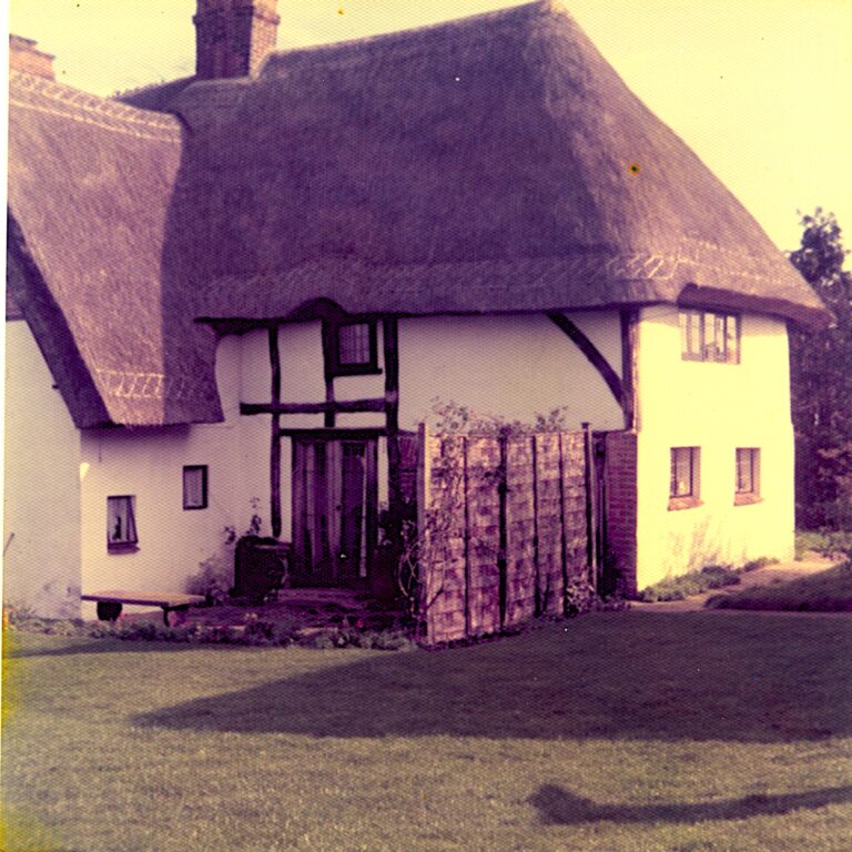 Thatch cottage bought by the Clark family 1952