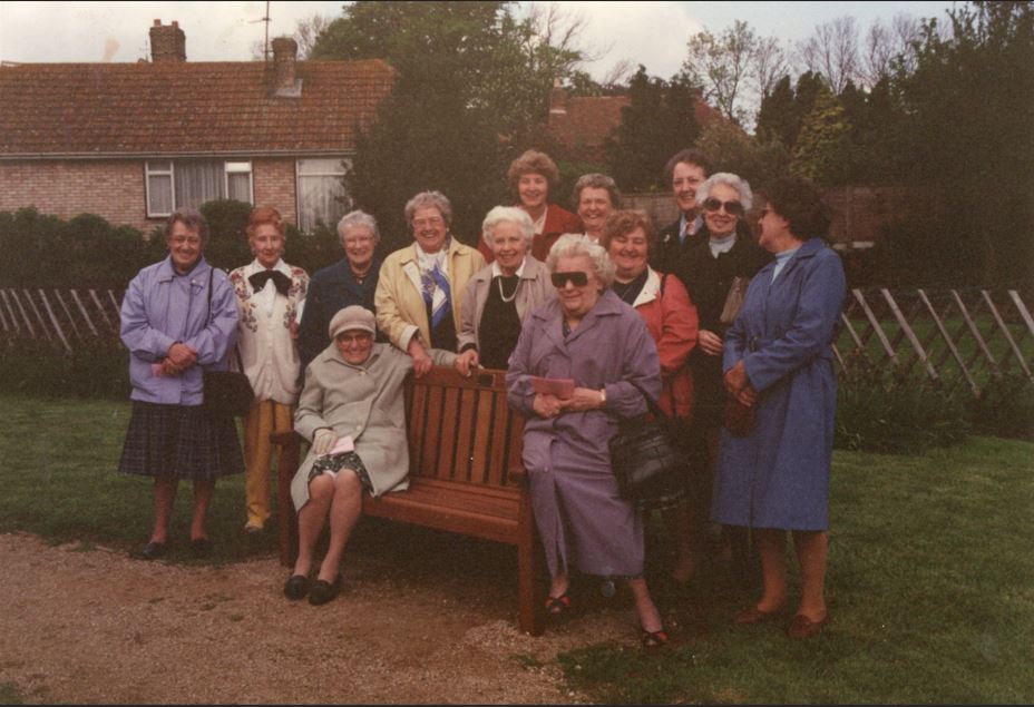 Presenting WI Bench in Centenary Garden - 1994
