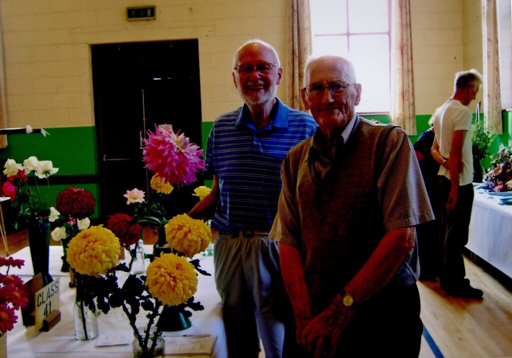 Doctor Baker & Edwin - Checking their Autumn show winning entries