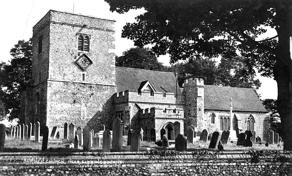 Postcard Borden Church
